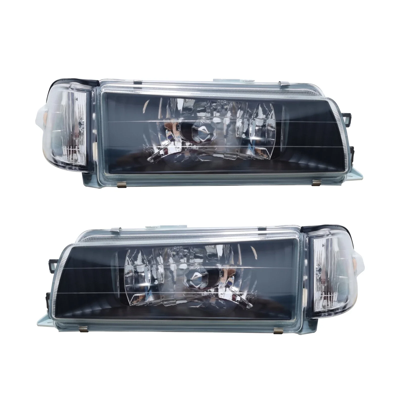 

Pair of Halogen Headlights for 88-92 Toyota Corolla Sedan, Front Left+Right Headlamp Replacement, 8162002020, 8161002020