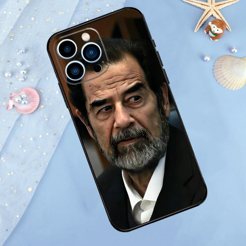 Saddam Hussein Iraq Phone Case For iPhone 14 13 12 11 15 16 Pro Max 7 8 Plus XR X XS Max 12 13 Mini Cover Case