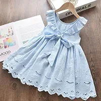 Elegante Kleider für Babys, Mädchen, 2024, neue Sommer-Kinder-Party-Kostüme, Mädchen, Blumen-Prinzessin-Outfits, Kinder, Vestidos-Kleidung – Detail 1