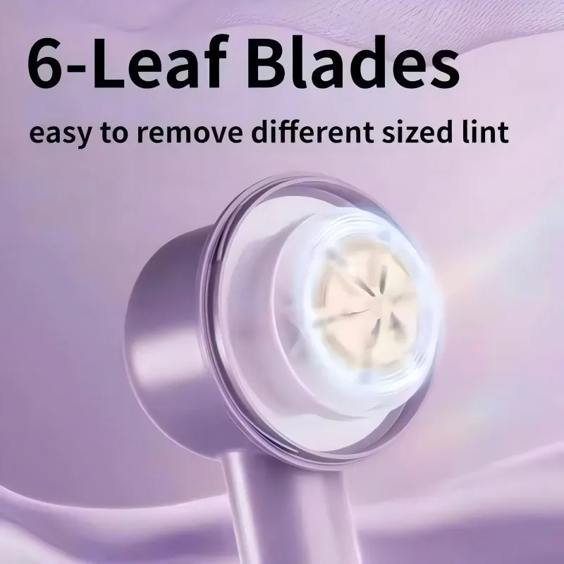 USB Rechargeable Lint Remover Large LED Display Household Multi-function Digital Display Ball Remover Hairball Trimmer