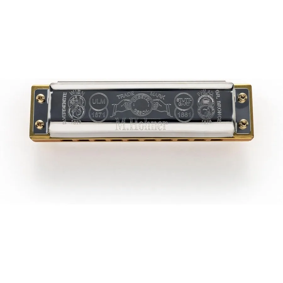 HOHNER Marine Band Deluxe Harmonica G أداة البلوز والموسيقى الشعبية عالية الجودة مع نغمة محسنة ومتانة للمحترفين