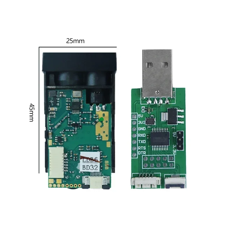 

RS232 High Precision Digital Laser Distance Measurement 40m 0-10vdc Lazer Meter Laser Distance Sensor Module For Gate Automation