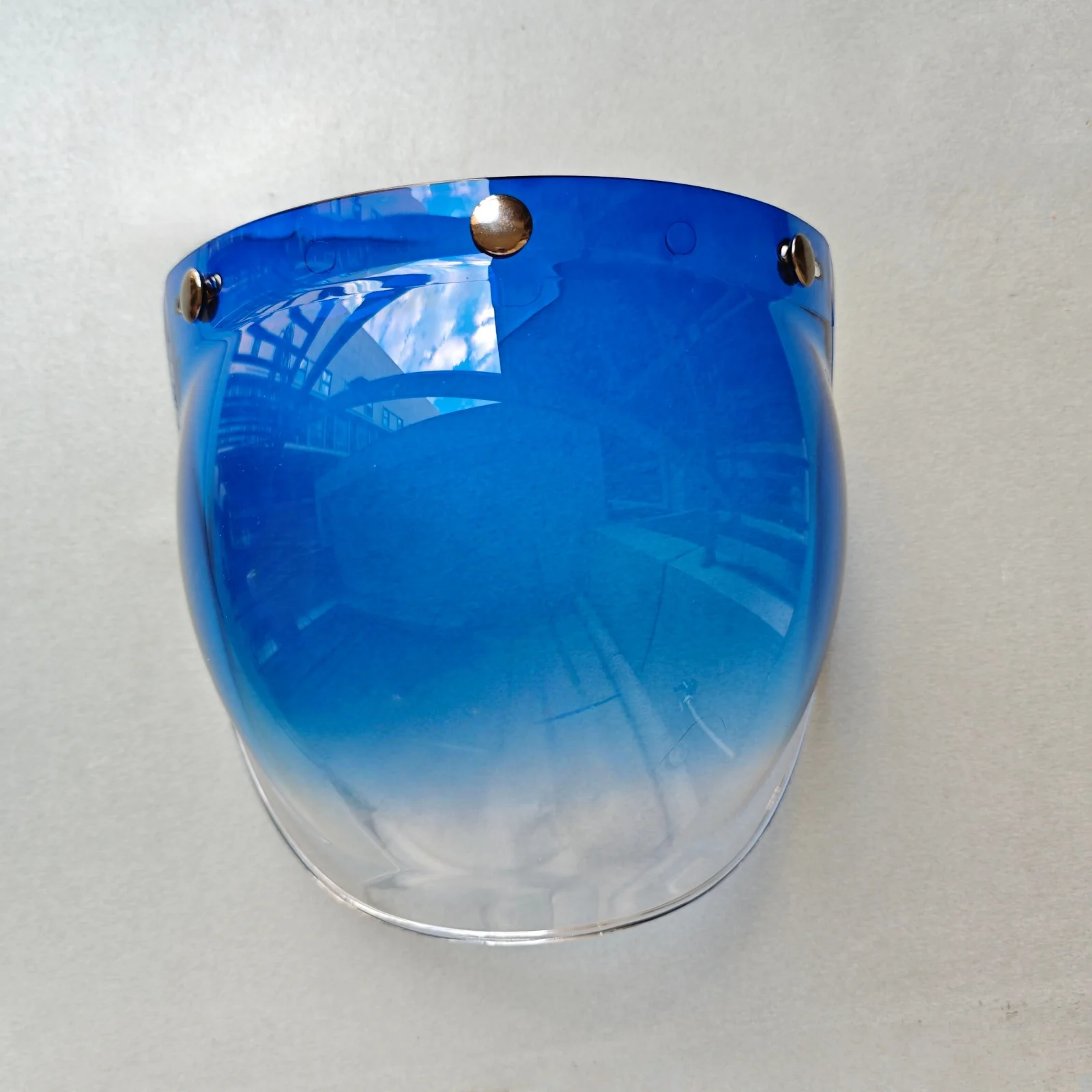 Retro Helmet Visor Visors 3-Buckle Bubble Visor Shield Bubble Open Face Helmet Visor Fit for Motorcycle Helmet Accessories