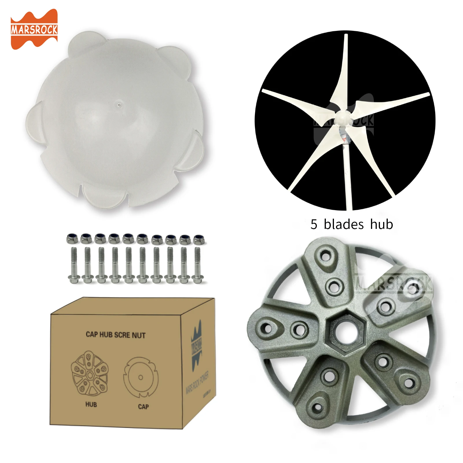 Wind Turbines Hub 5 Blades Generator Windmill Wheel Hub Accessories for all wind turbine Generator