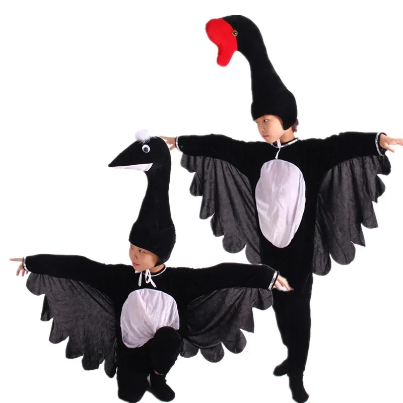 

Kids Black Swan White Goose Cosplay Costume Role Play Boy Girls Fancy Animal Outfit Family Matching Cosplay Costumes Gifts Child