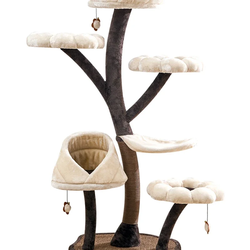 Flowers cat climbing frame nest tree integrated cat supplies