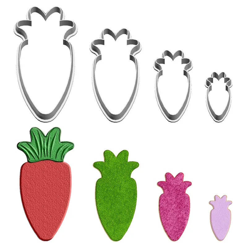 

Four Specifications Cartoon Vegetables and Fruits,Turnip Radish,Plastics Mould,Cake Fondant Tool,Cookie Sushi and Fruit Cutters