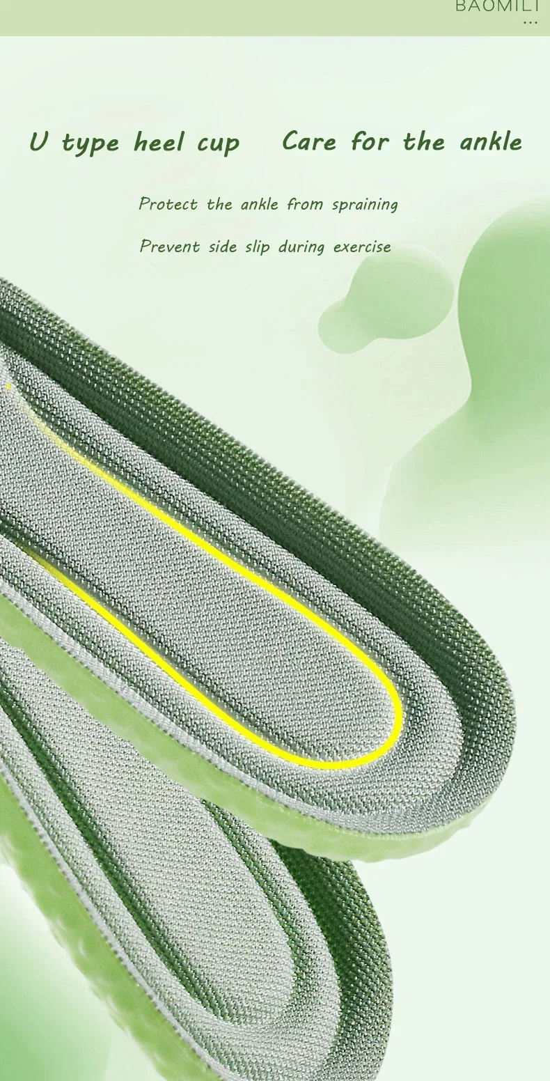 Neue EVA-Sport-Einlegesohle für Schuhe, weiche, stoßdämpfende, atmungsaktive Deodorant-Einlegesohlen für Füße, Männer und Frauen, Schuhsohle, Laufvorlage – Detail 7