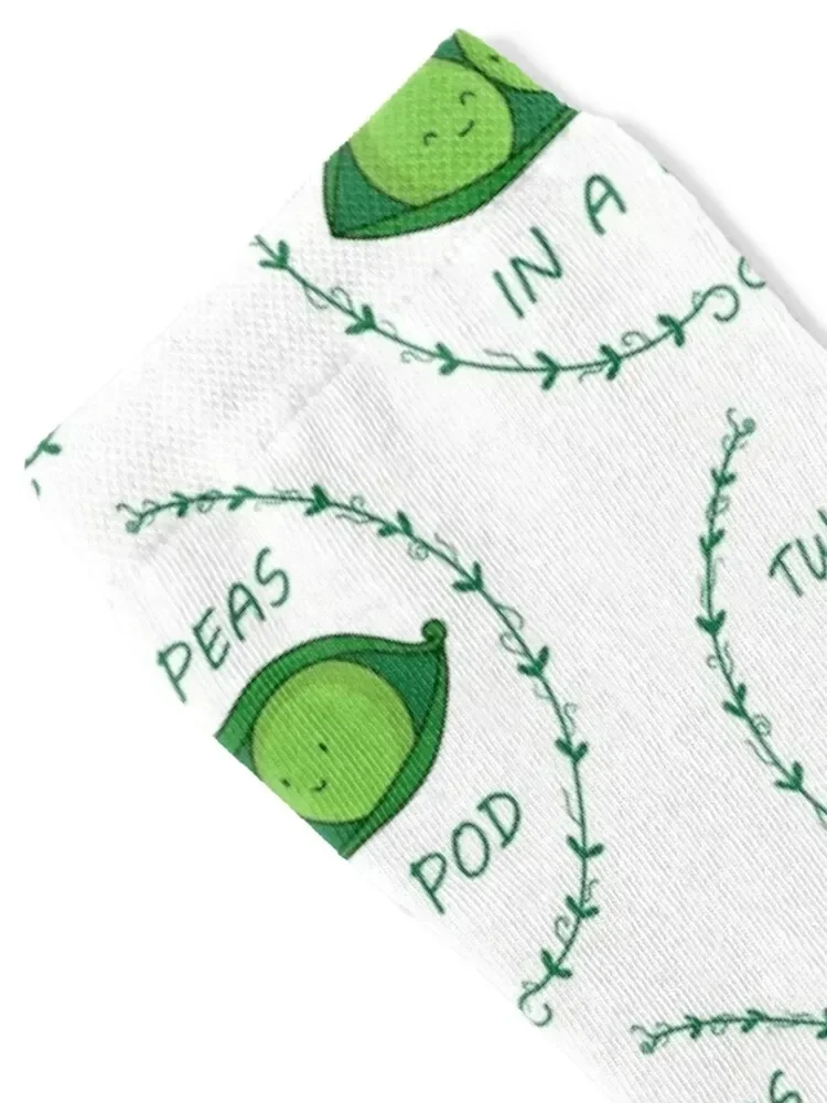 Two Peas In a Pod Socks sheer aesthetic Socks Man Women's