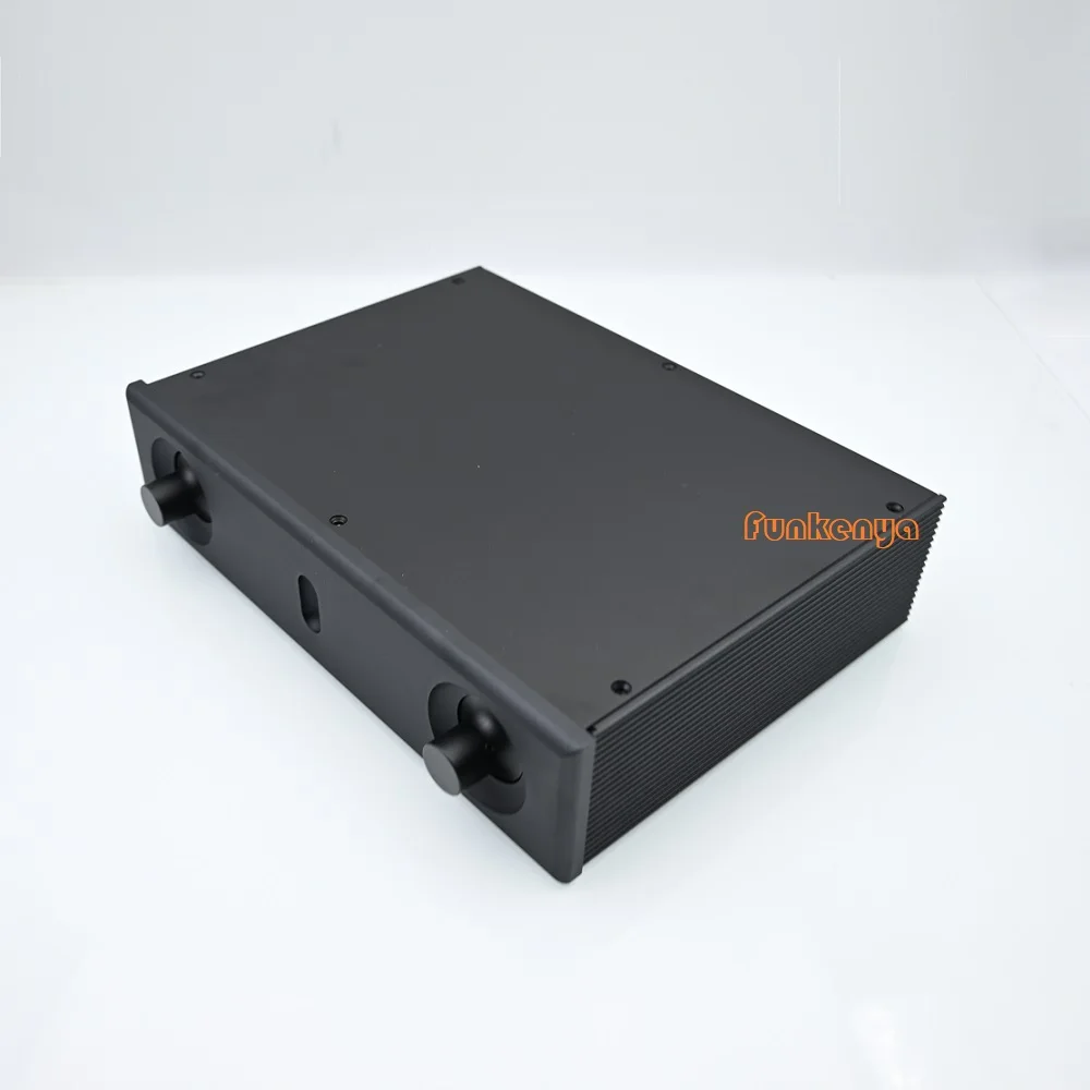 W261 H62 D190 نافذة DAC فك قذيفة الطاقة لتقوم بها بنفسك مكبر للصوت ثقب متوازن الهيكل الألومنيوم سماعة الضميمة Preamp Amp مرحبا نهاية