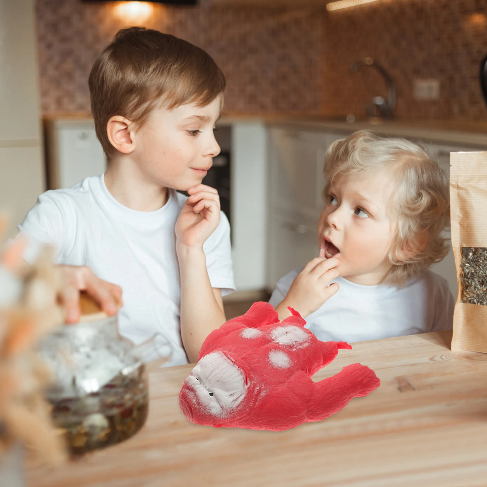 غوريلا تخفيف التوتر ضغط Tpr الشكل متعة الضغط الحسية تململ للأطفال البالغين هدايا الحفلات الترفيهية