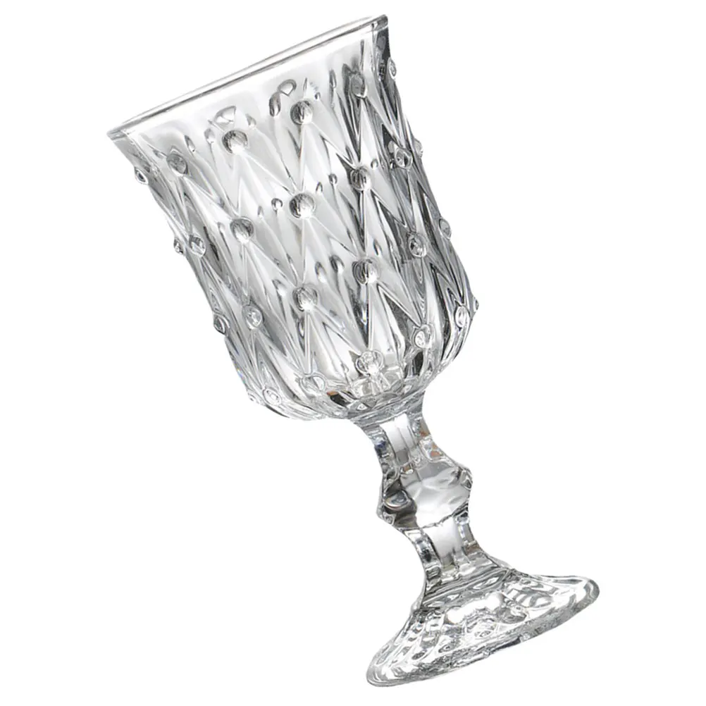 

Clear Thickened Wine Glasses 6 Piece Set Elegant Glass Goblets for Red Wine Whiskey Cocktail Tasting Party Banquet Use