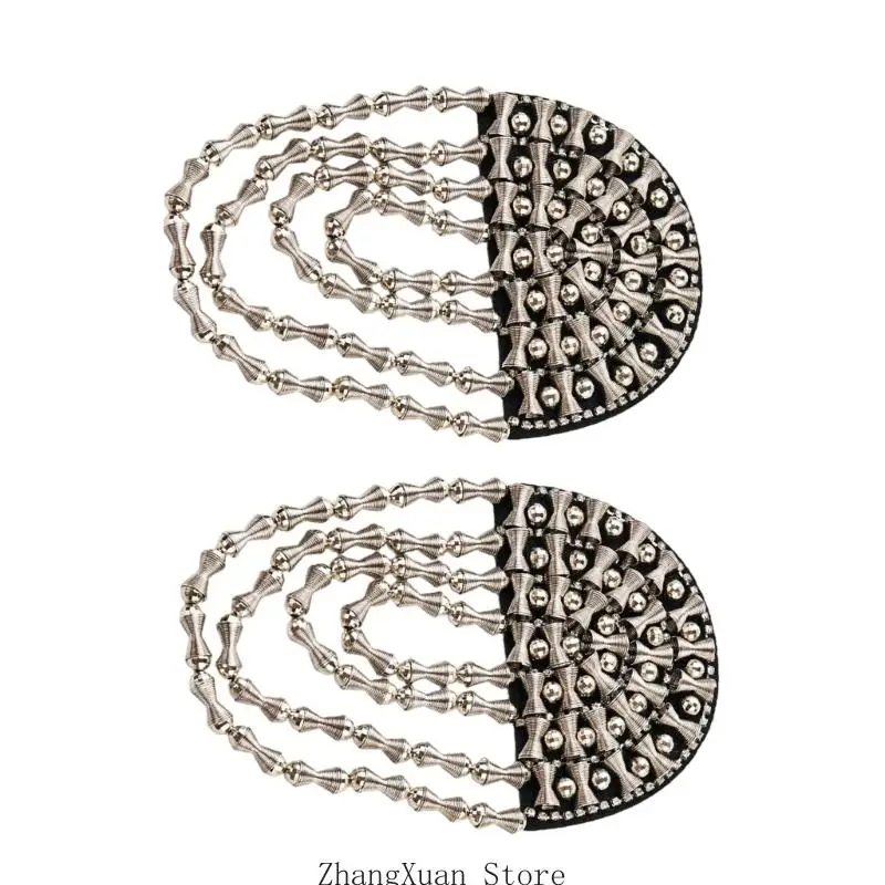 Quasten Epaulet Retro Pin Quasten Kette Epaulette Quasten Schulter Epaulet für Bühnenkostüme und Tanzaufführungen 3XUF – Detail 3