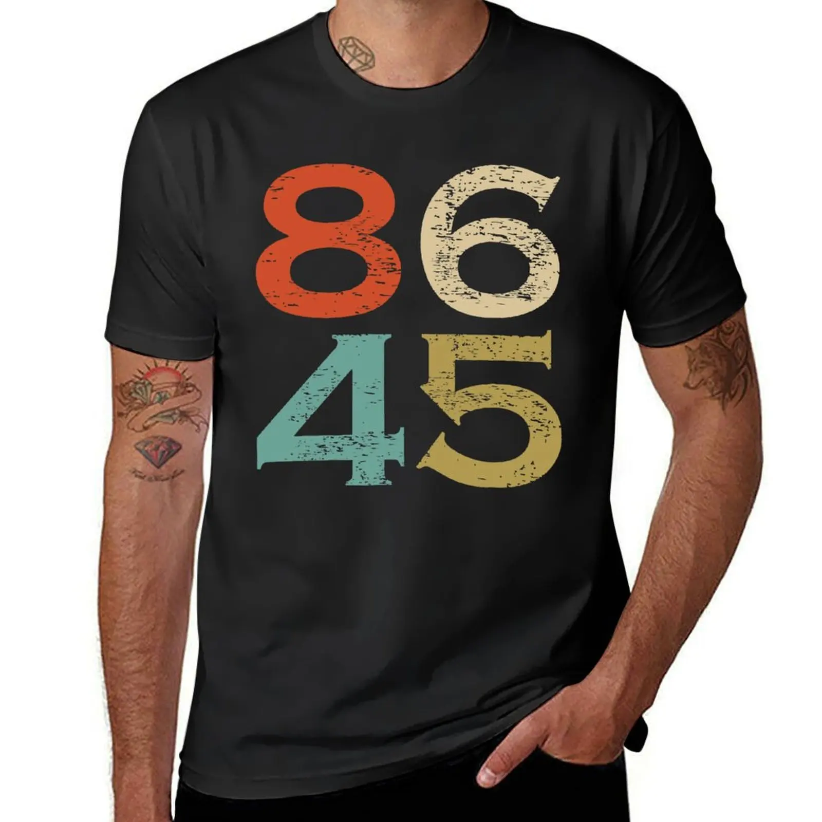 Vintage 8645 T-Shirt tops cute tops tshirts for men