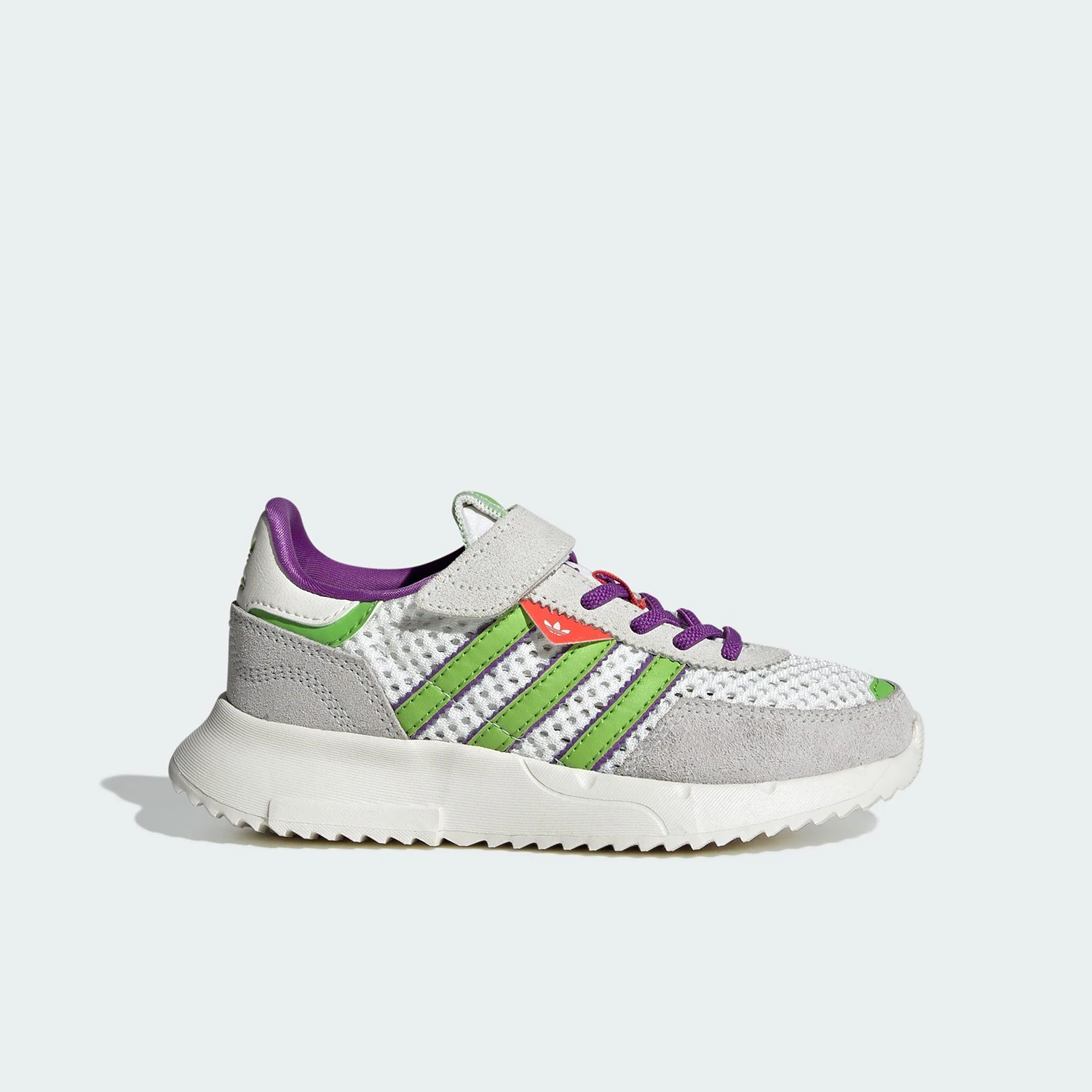 

Adidas genuine Kids JR7997 Three Stripes Little Kids Magic Tape Breathable Fashion Sports Shoes