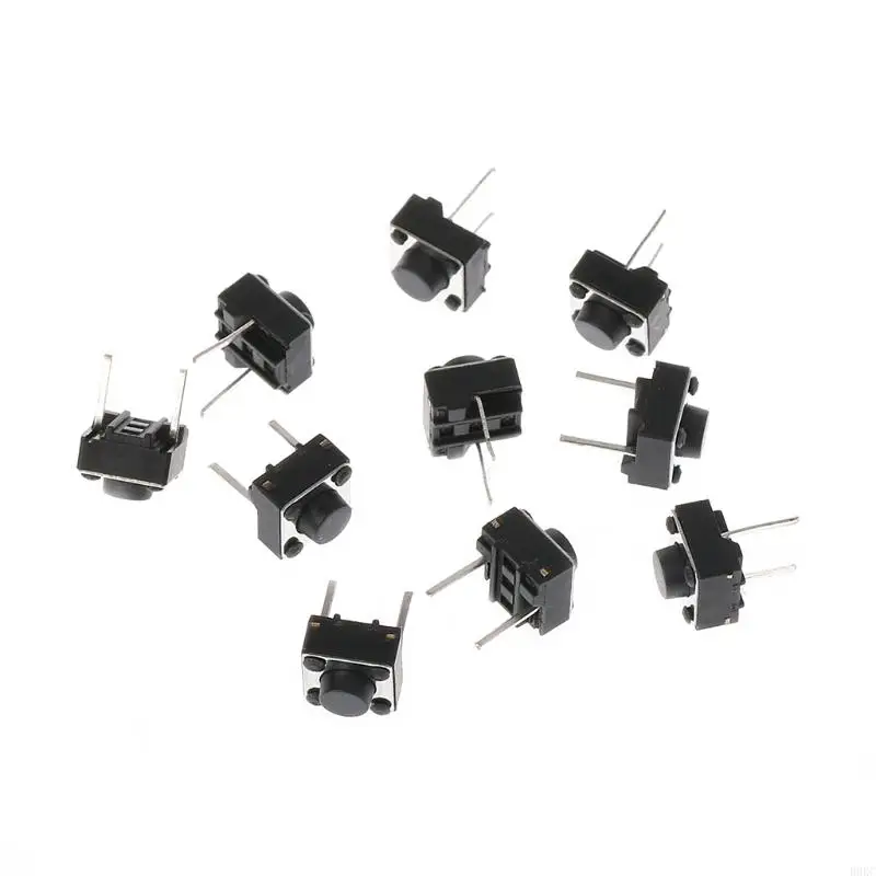 B0KC 100 PCS 6X6X5MM 2 PIN MICRO MORUTARY BUNTIN