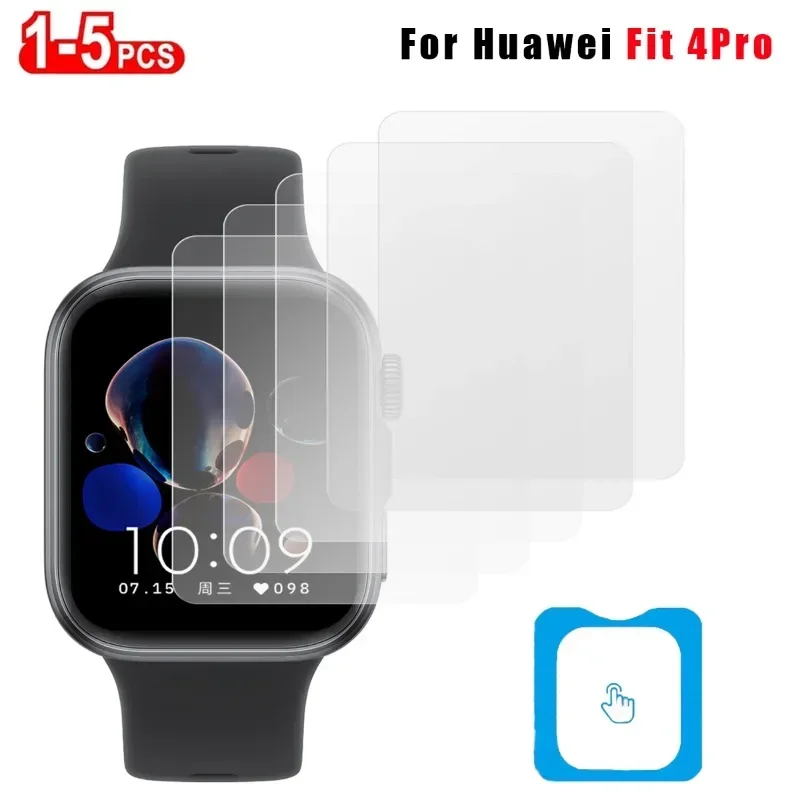 9H Tempered Glass for Huawei Watch Fit 4 Pro, Premium Screen Protector Durable HD Clear Anti-scratch Protection Film Accessories
