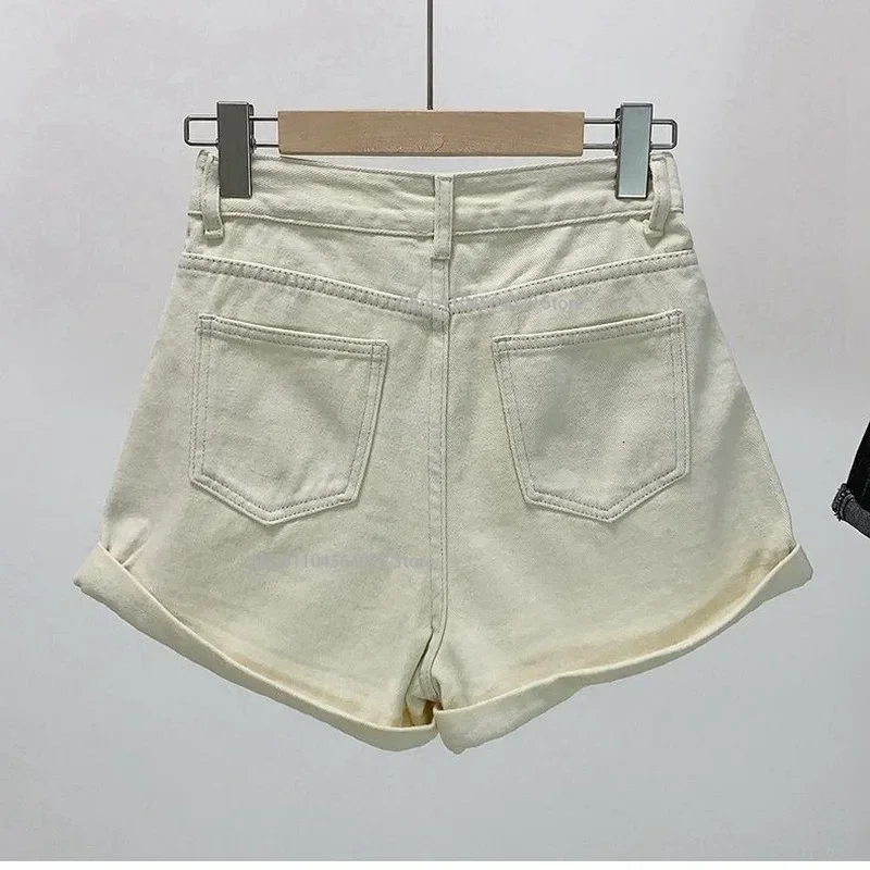 

Ins Shorts Women Denim Vintage Summer Basic Simple All-match Hot Sale High Waist Leisure Ulzzang Ladies Streetwear Chic Classic