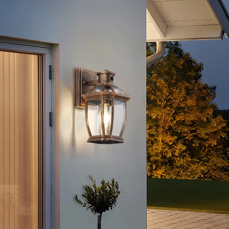 

Наружные датчики движения, наружное освещение, настенные светильники с прозрачным стеклом, водонепроницаемые уличные светильники, настенные светильники