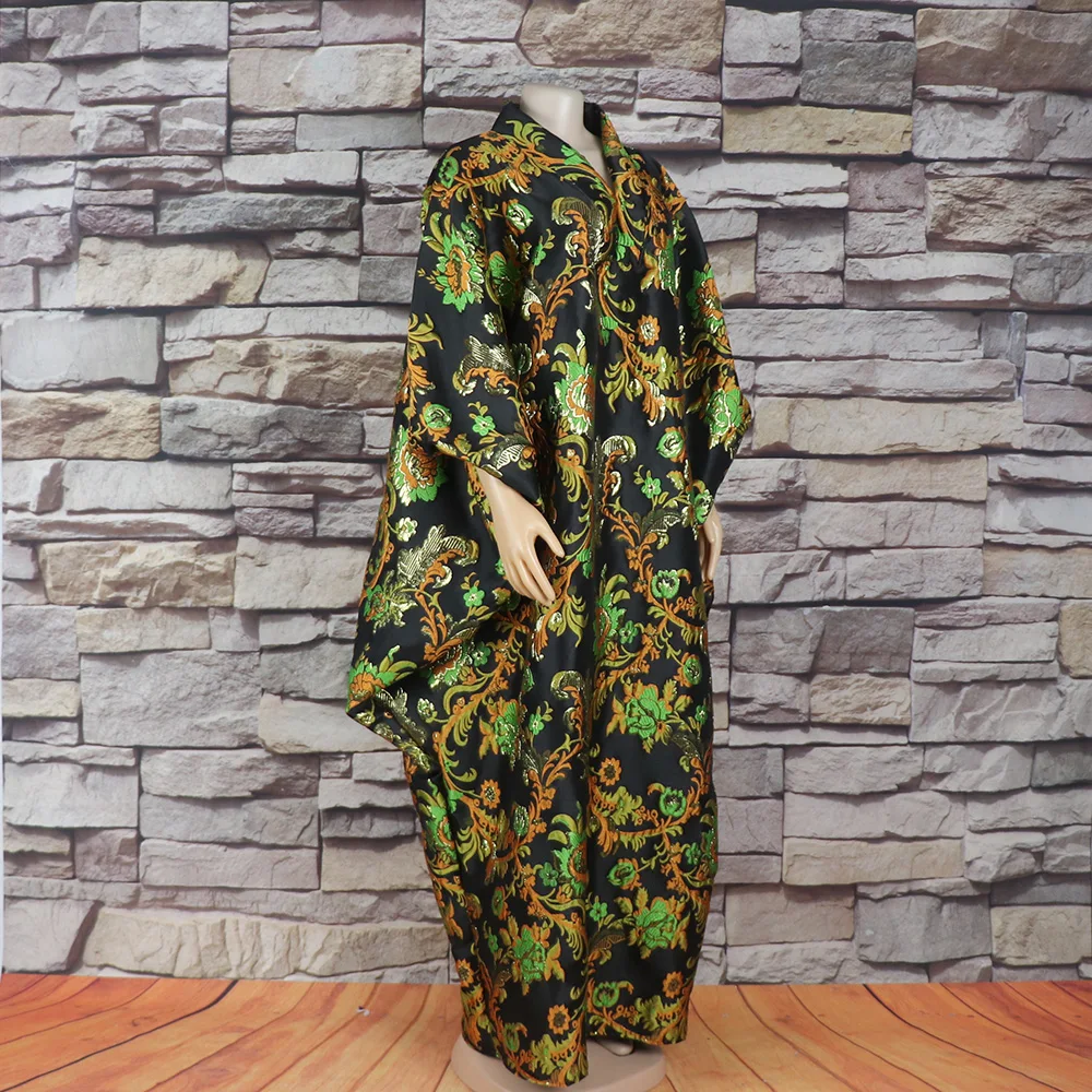 فستان أفريقي على الطراز الحديث عالي الجودة من قماش الجاكار الأفريقي ملابس نسائية أفريقية فضفاضة Dashiki