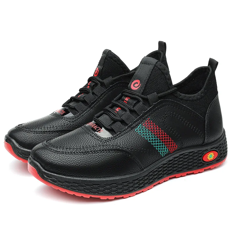 

Fashionable Casual Shoes Waterproof Anti-Slip Sports Shoes PU Leather Surface Comfortable Warm Cotton Shoes for Women