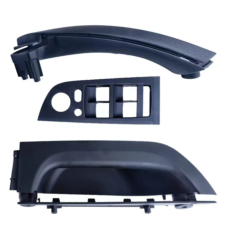 7 pçs/set lhd rhd painel de alças da porta interna de fibra carbono para bmw 3 série e90 e91 e92 2005-2012 auto acessórios de substituição