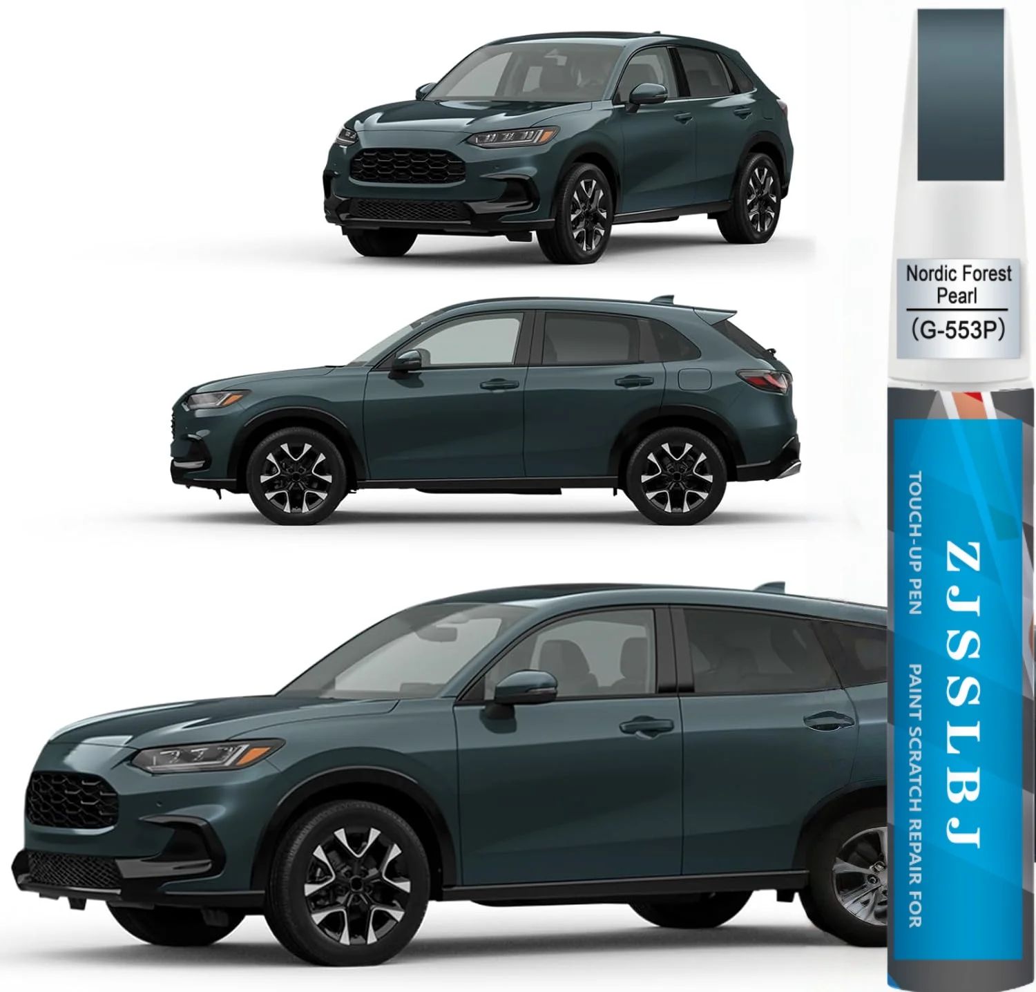 G-553P Nordic Forest Pearl Compatible With Honda Exact Match Touch Up Paint Pen, Car Scratch Remover for Nicks and Chips Repair