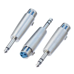 one Piece XLR Female to 6.35 mm/6.5 mm Male Adaptor for Guitar Mixer Stereo Amplifier Microphone