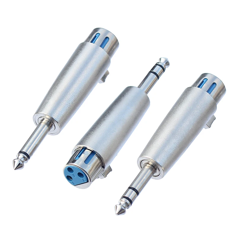 one Piece XLR Female to 6.35 mm/6.5 mm Male Adaptor for Guitar Mixer Stereo Amplifier Microphone 