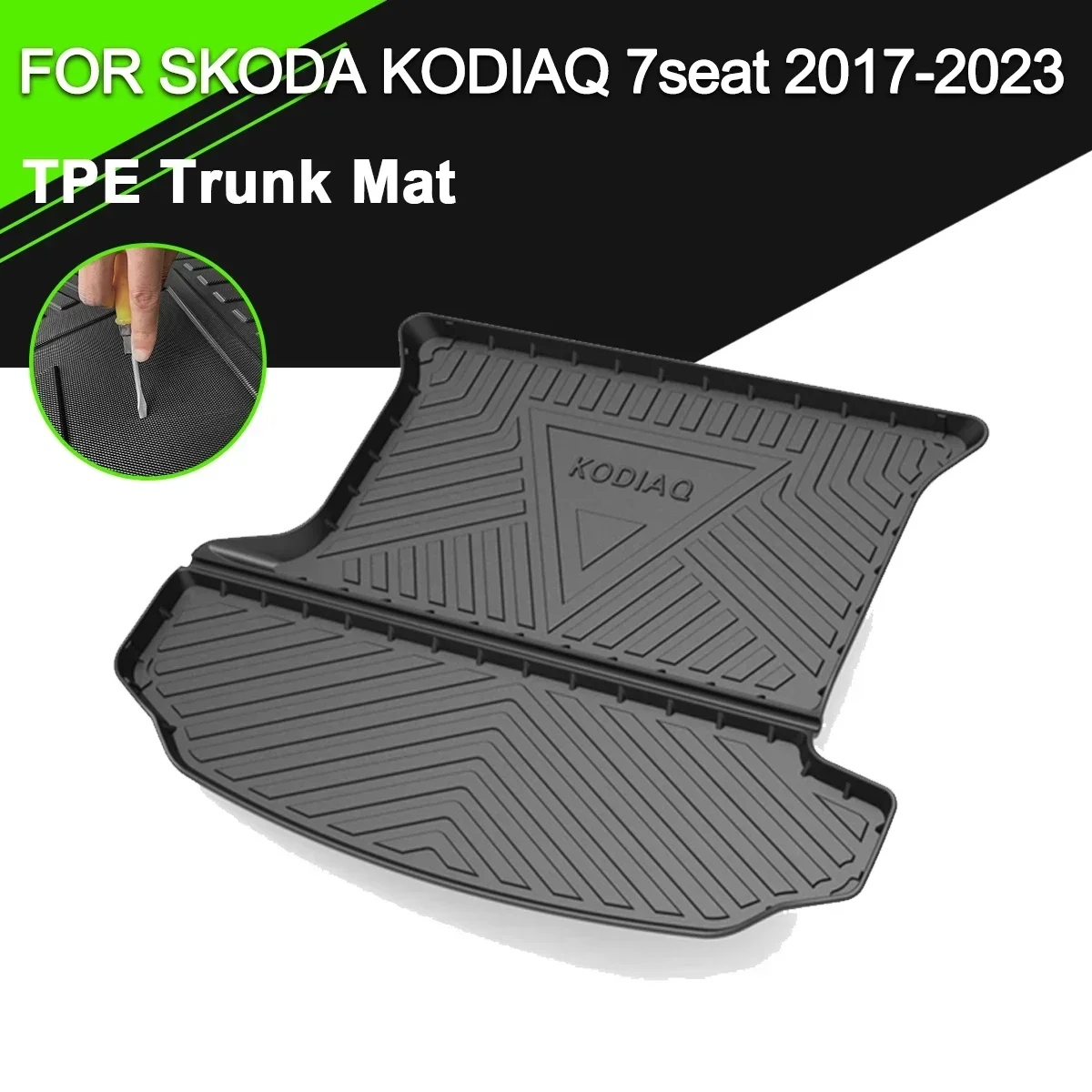 

Car Rear Trunk Cover Mat Non-Slip Waterproof Rubber TPE Cargo Liner For Skoda FABIA KAMIQ KAROQ KODIAQ OCTAVIA RAPID SUPERB YETI