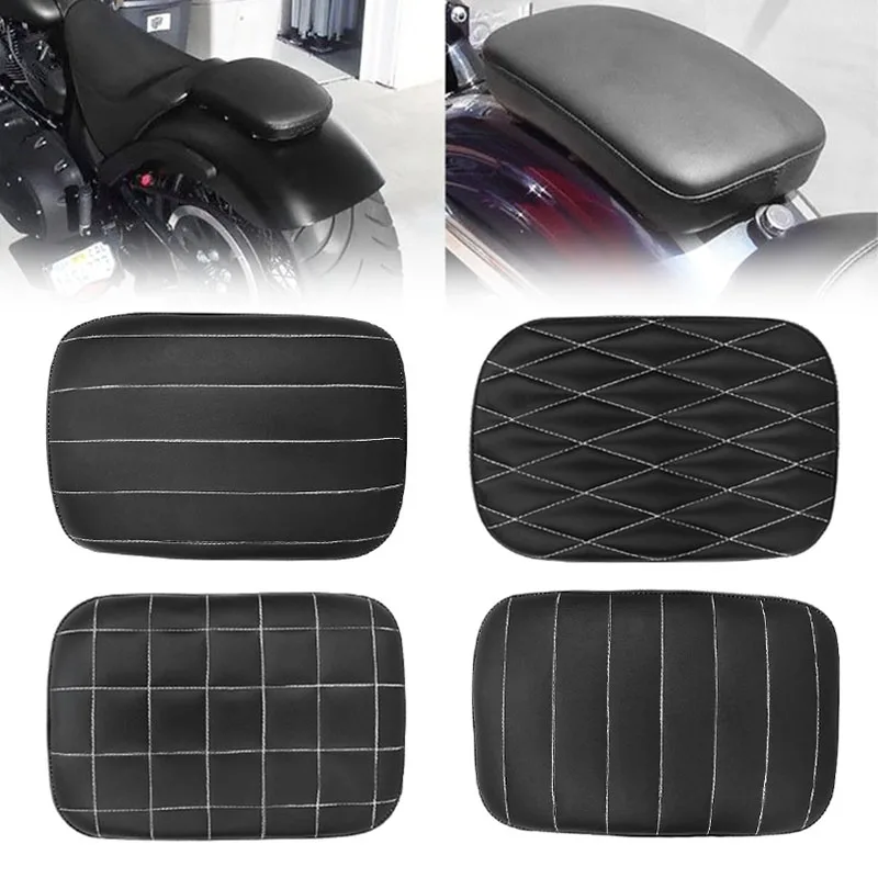 

Motorcycle 8 Suction Cup Rear Pillion Passenger Pad Seat Fits For Harley Dyna Sportster Softail Touring XL 883 1200 Universal