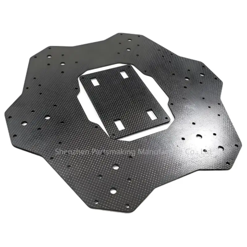 Обработка пропеллера дрона из углеродного волокна 3K с ЧПУ — высокая прочность и легкий вес