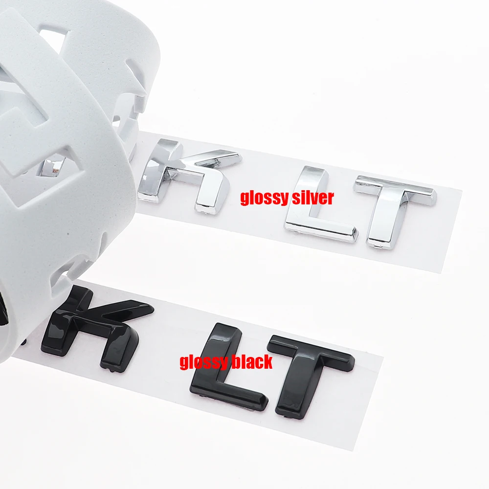 1PC 3D ABS Car Letter Logo Sticker Tail Bumper Badge Auto Rear Trunk Emblem Decals Accessories For SPARK LT XFL view 4