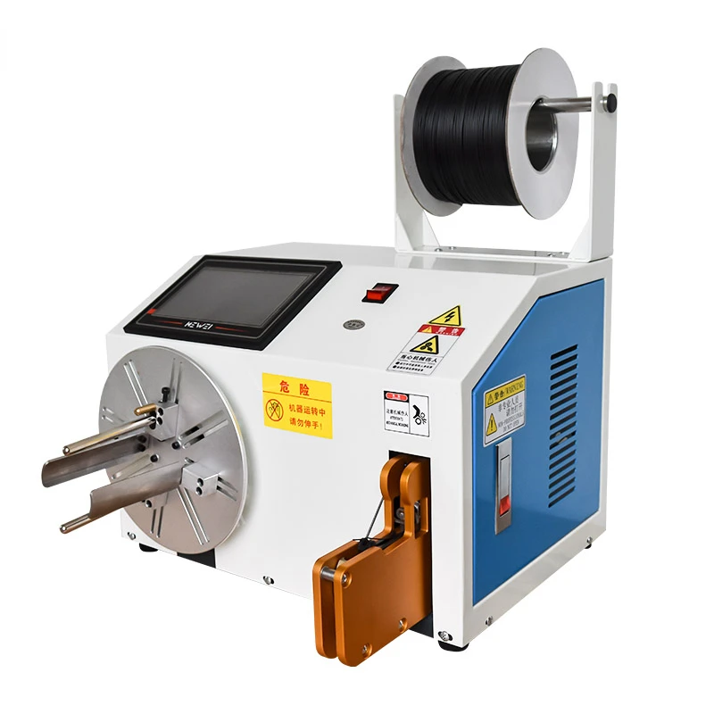 Hot sale cable wire winding tie wrap and tie machine automatic cable coiling machine cable winding and tying machine