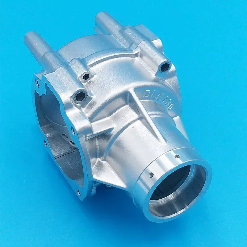 DLE130 Engine Crankcase Assembly, CNC Machined Aluminum Crank Case Housing Replacement Accessory