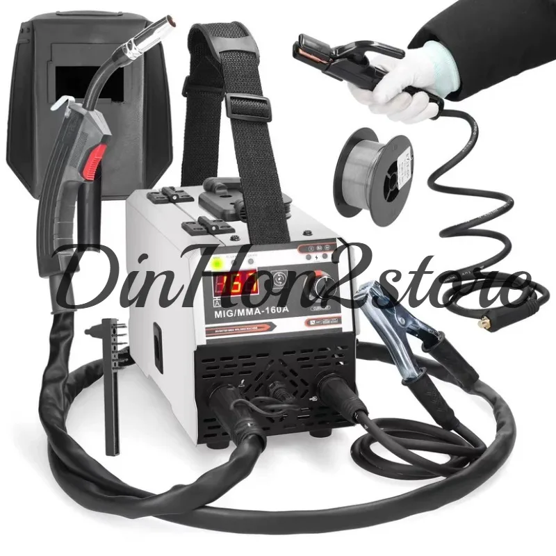 ZOCI-120A European 220v with accessories 1kg airless secondary welding machine MIG/MMA-160A