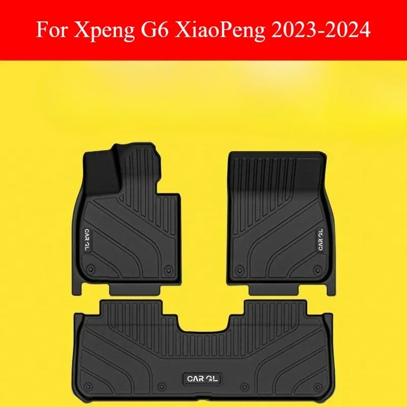

3Pc/Set Waterproof Non-slip Fully Surrounded Special Foot Pad For Xpeng G6 XiaoPeng 2023-2024 TPE
