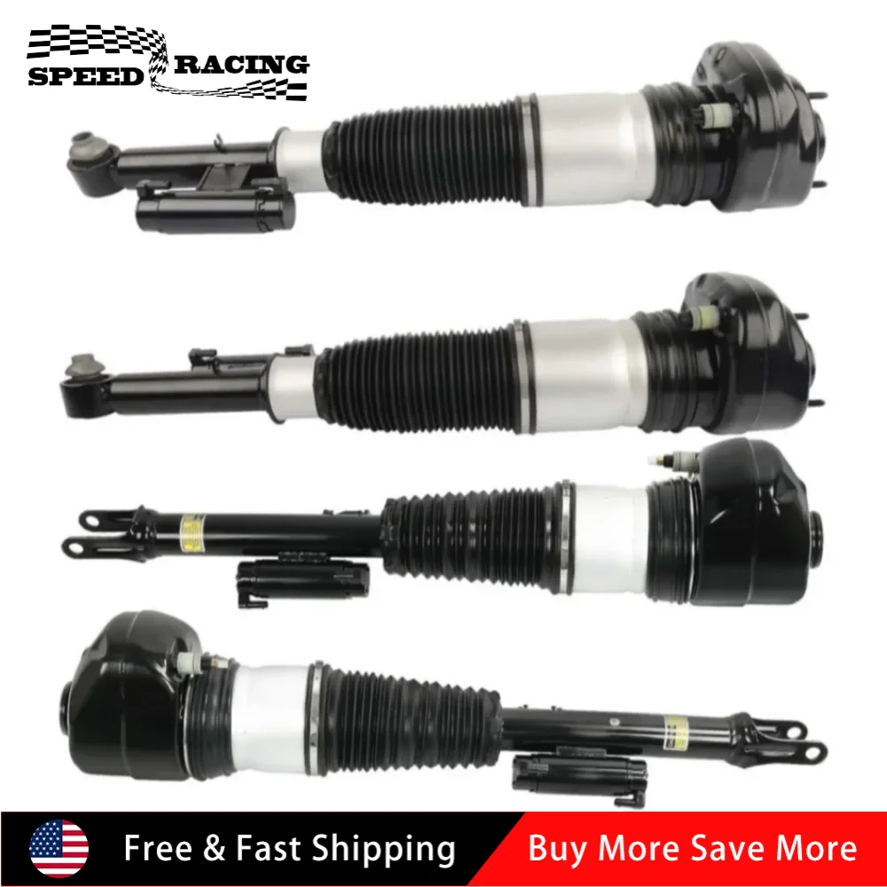 

4pcs Front Rear Left & Right Air Suspension Struts with EDC For 2016-2022 BMW G11 G12 740 745 750 760 740I 745E 750i 750Li 2WD