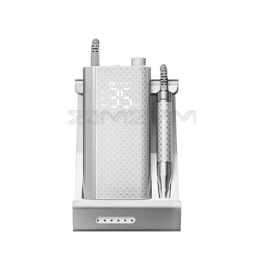 Electric Nail Drill Machine 35000RPM Large Capacity Charging Electric Nail Drill Machine for Pedicure and Manicure Tool