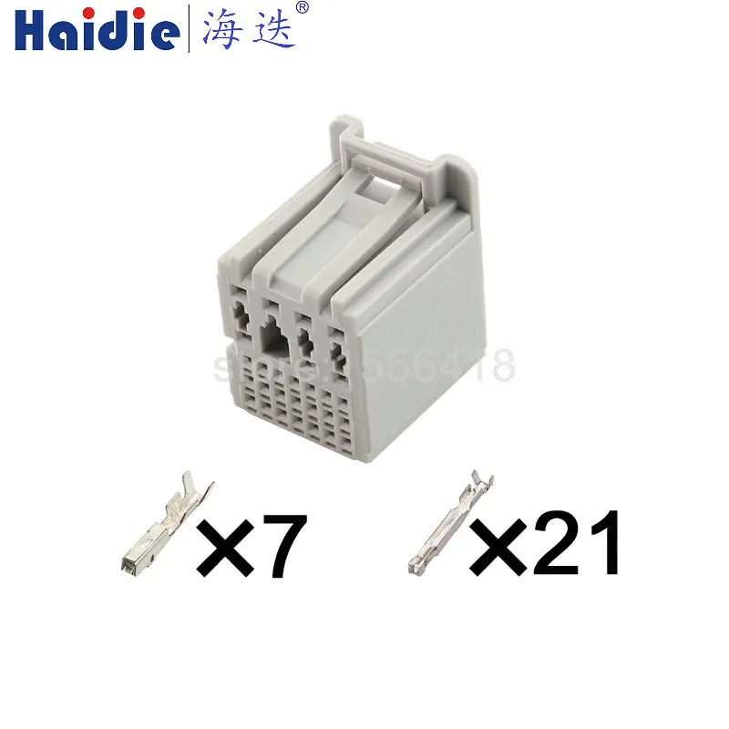 

1-50 sets 28pin Auto electrical housing plug plastic wiring harness unsealed connector HD281B-0.7-3.5-21