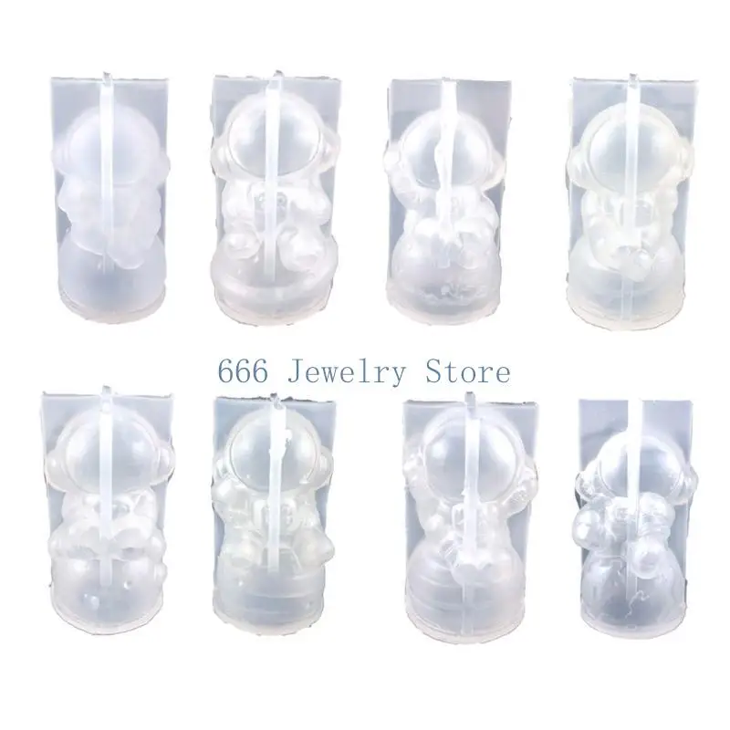 

F2TD Astronaut Ornament Crafts Decoration Mold Epoxy Resin DIY Craft for Home Decor