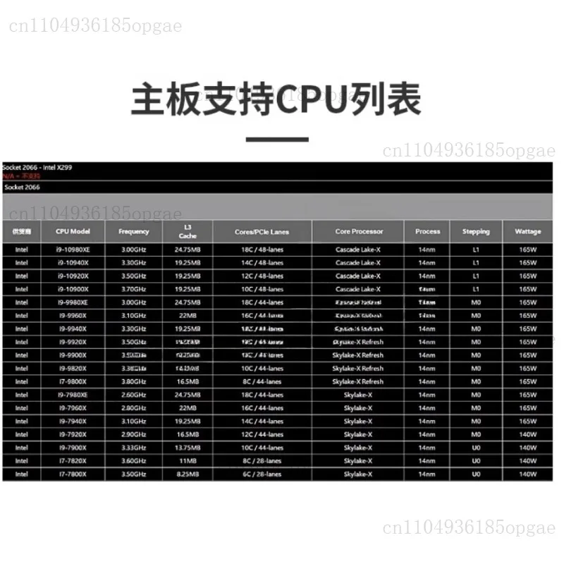 C9X299 RPGF-L يدعم اللوحات الأم لمحطة العمل I7 وI9CPU 2066 Pin ذات 4 بطاقات GPU