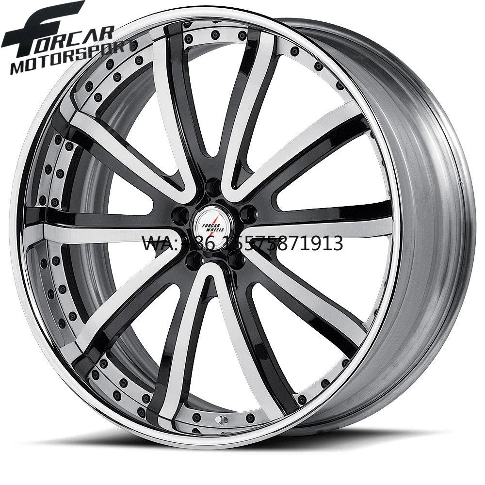 

Высококачественные кованые диски Forcar из двух частей, изготовленные на заказ, 16, 17, 18, 19, 20, 21, 22, 23, 24 дюйма