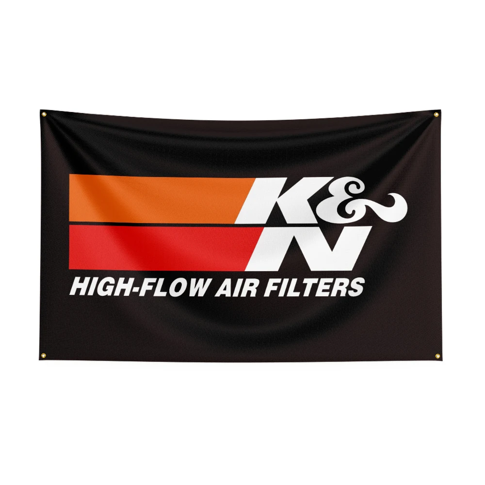 3X5 FT K&N Flag Polyester Printed Auto Parts  Banner For Decor