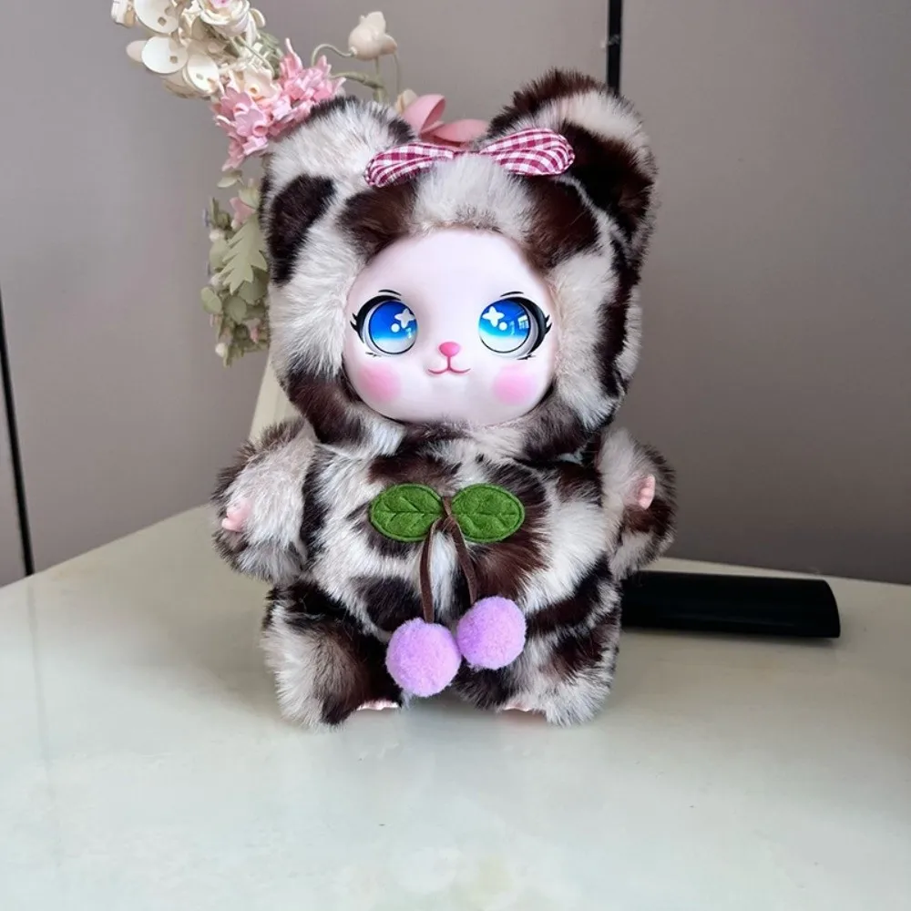 Soft Plush Plush Bear Keychain Vinyl Face Hanging Decor Plush Figure Trendy Collectible Cute Stuffed Kawaii Plush Pendant