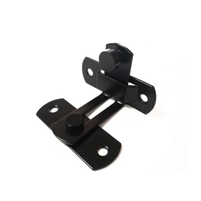 

Дверной замок, черный, 48*35 мм, аксессуар, пряжка для сарая, бытовая безопасность, принадлежности из нержавеющей стали, полезное оборудование