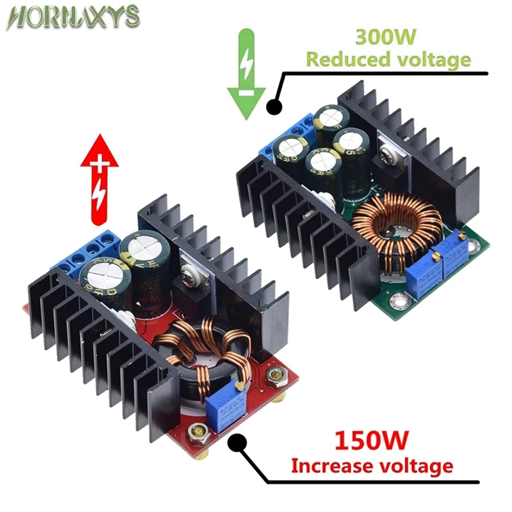 5/1 قطعة تيار مستمر تيار مستمر 9A 300 واط 150 واط دفعة محول التنحي محول فرق الجهد 5-40 فولت إلى 1.2-35 فولت وحدة الطاقة LED سائق XL4016