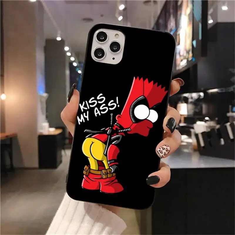 Disney śmieszne kreskówki Homer Simpson rodzina etui na telefony dla iphone 14 13 12 11 Pro Mini XS Max 8 7 Plus X SE 2020 XR silicona cove