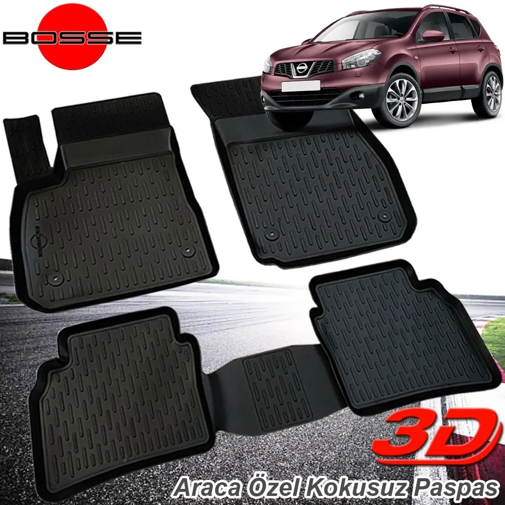 For Nissan Qashqai Mat 3D Pool 2007 2013 BOSSE