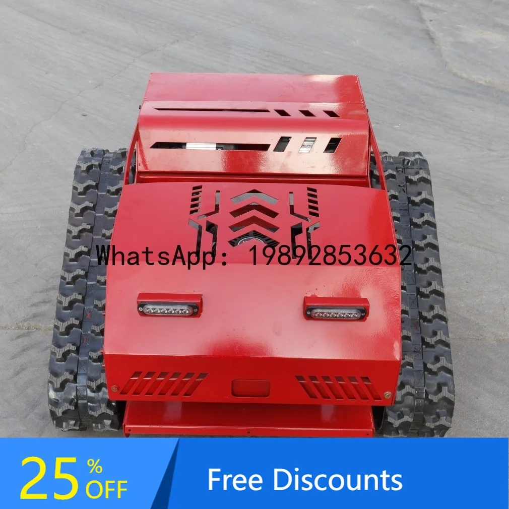 YFY Intelligent Remote Control Crawler Lawn Mower Roadside Slope Weeding Machine Garden Lawn Trimmer